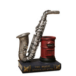 American Saxophone Resin Crafts Pen Container Ornaments Violin Storage Pen Container Office Home Decoration Wholesale
