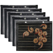 Teflon Mesh Grill Bag High Temperature Non-Stick Mesh Grilling Bag BBQ Grill Bag