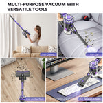 Portable Vacuum Cleaner Household Small Large Suction Hand-held Push Rod Two-in-one Cleaning Hair Telescopic Vacuum Cleaner Wholesale