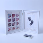 Wish AliExpress Book Style Baby One Year Old Children 12 Months Growing Handprint Footprint Photo Frame Wedding Shadow