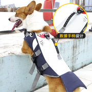 Cross-border Dog Life Jacket Small And Medium-sized Dog Floatation Jacket Dog Shark Swimming Suit Dog Raincoat Training Vest